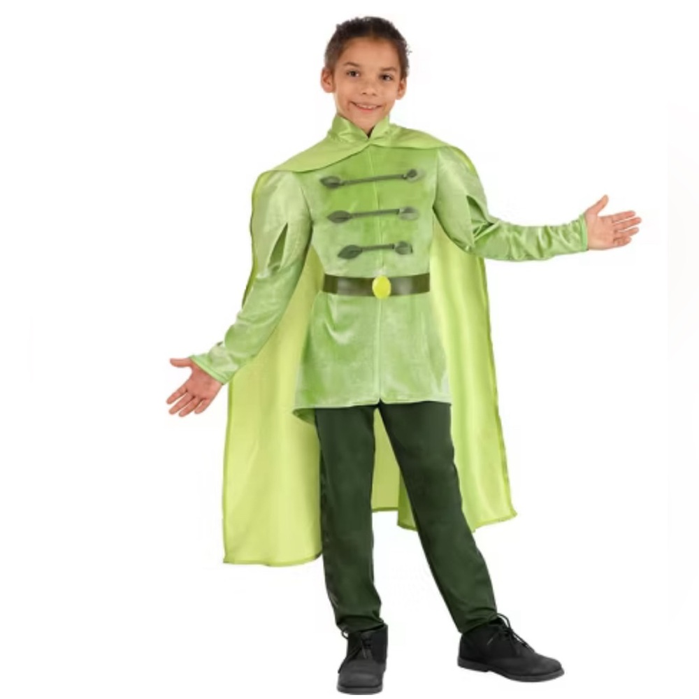Kids Green Prince Costume